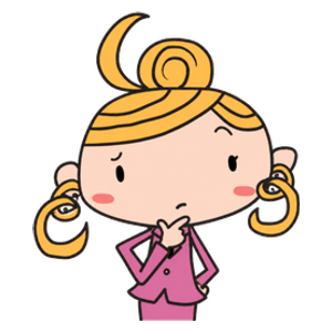 しっかり者の女性キャラクター